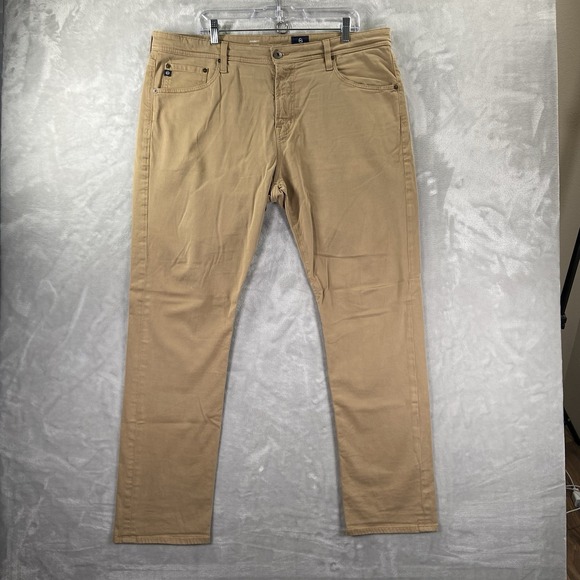 Ag Adriano Goldschmied Other - AG Adriano Goldschmied Pants mens 40x32 Everett Slim Straight Brown Chino Casual